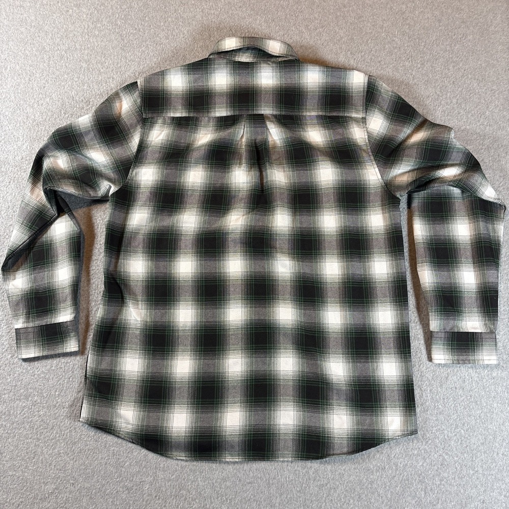 DIXXON Flannel Company Callahan Green Plaid Long Sleeve Men's Sz L Excellent Con - Picture 11 of 15